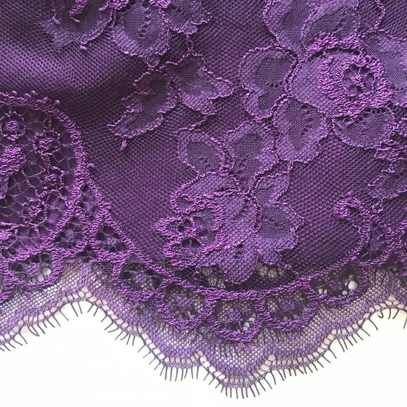 Alice + Olivia Mali Lace crop tank - Amethyst - Picture 4 of 6